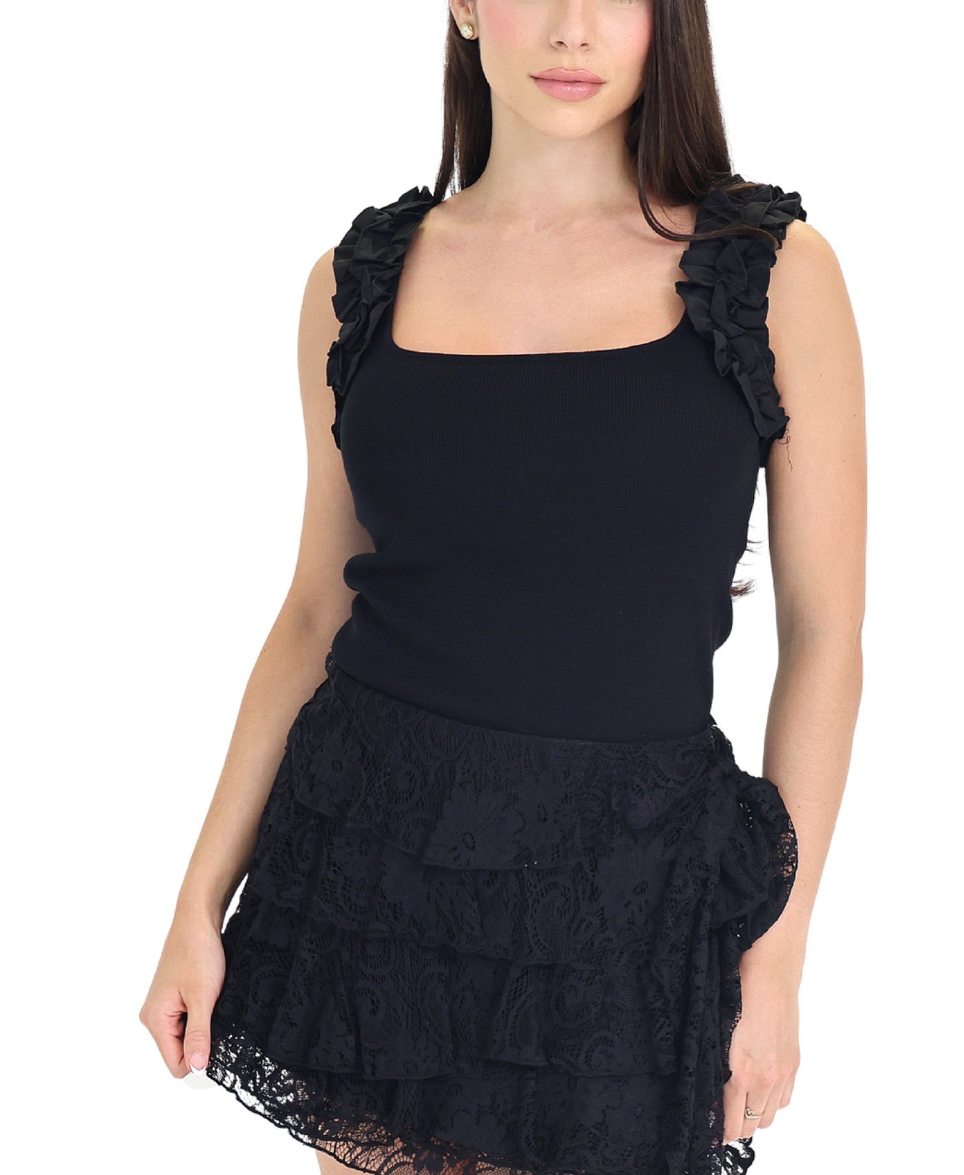 Ruffle Top view 1