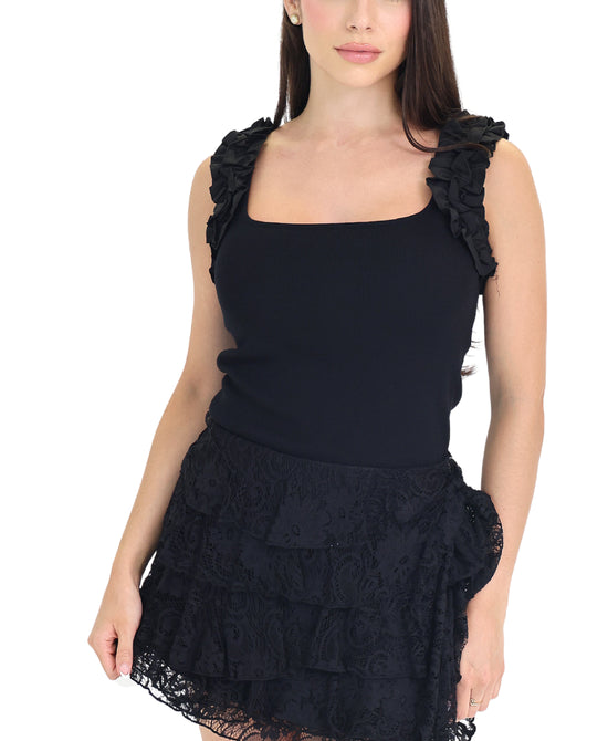 Ruffle Top view 