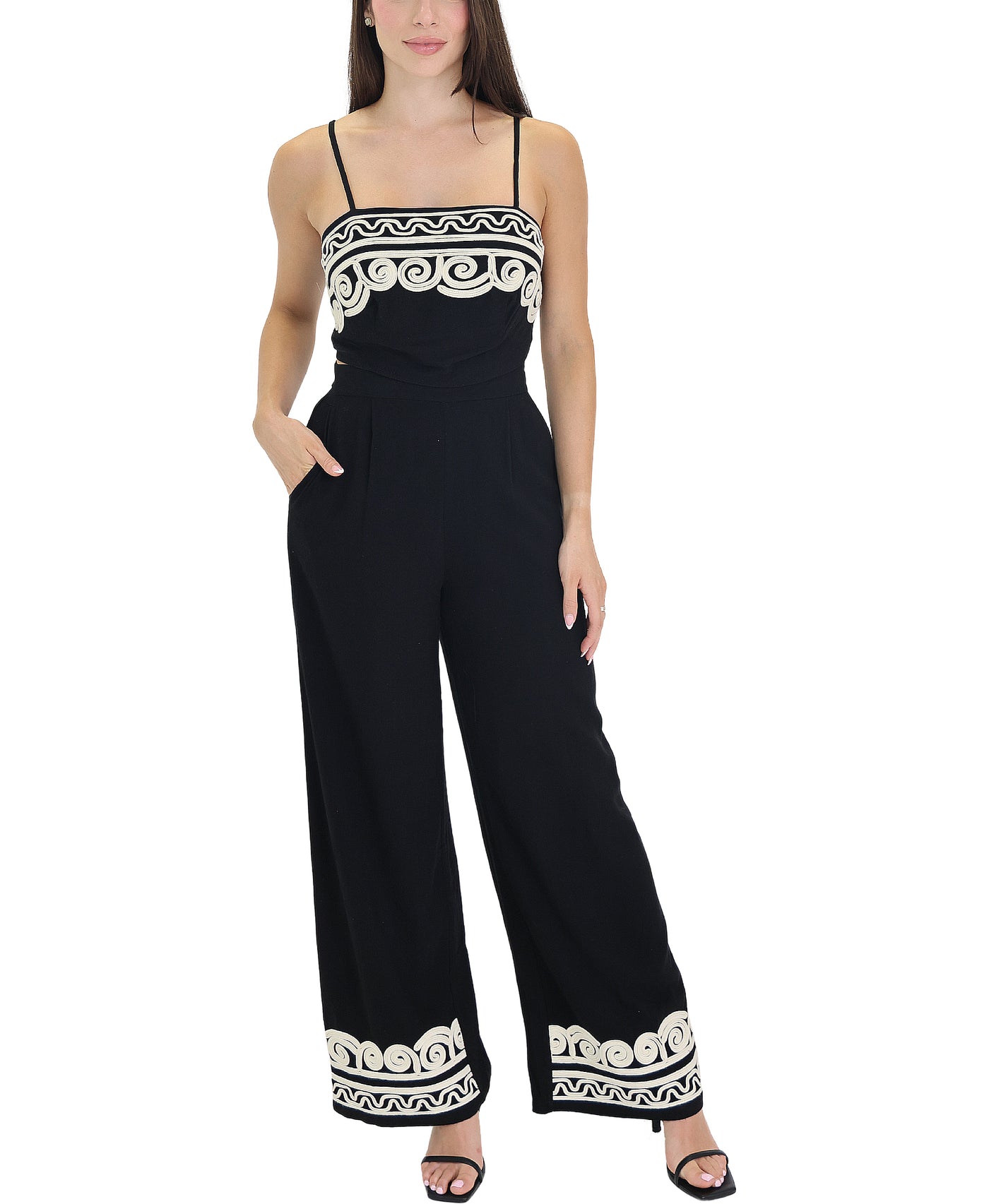 Embroidered Top & Pants Set- 2 Pc Set view 1