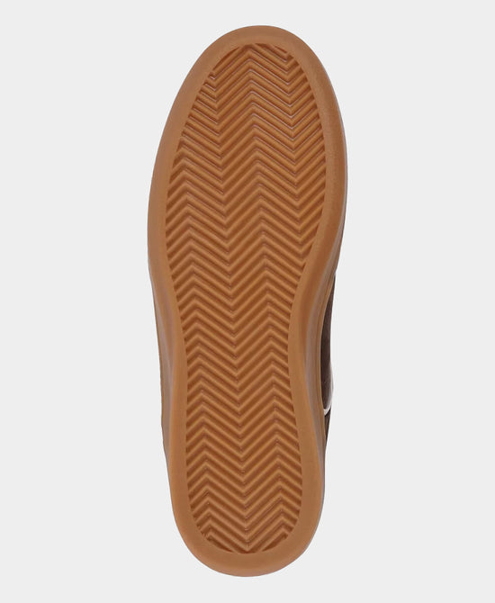 
Faux Suede Lace Sneaker in BROWN view 2