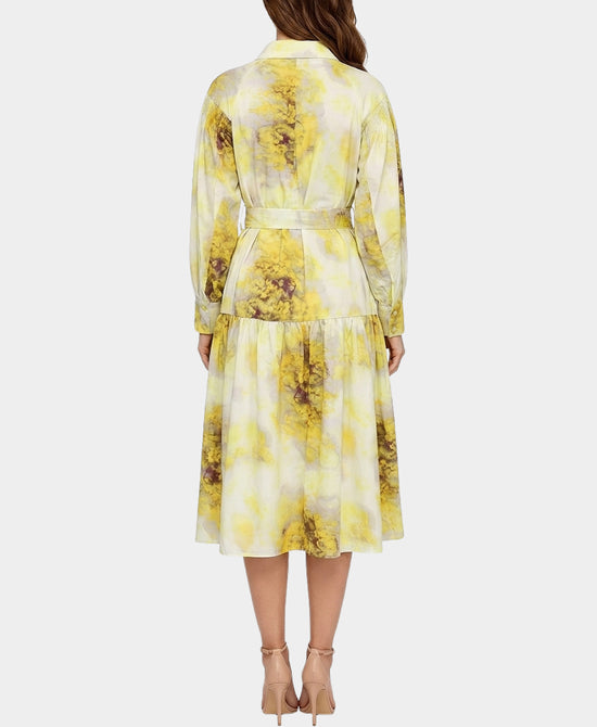 Printed Floral Midi Dress view 2