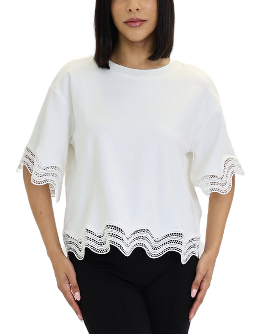 Wavy Hem Top view 