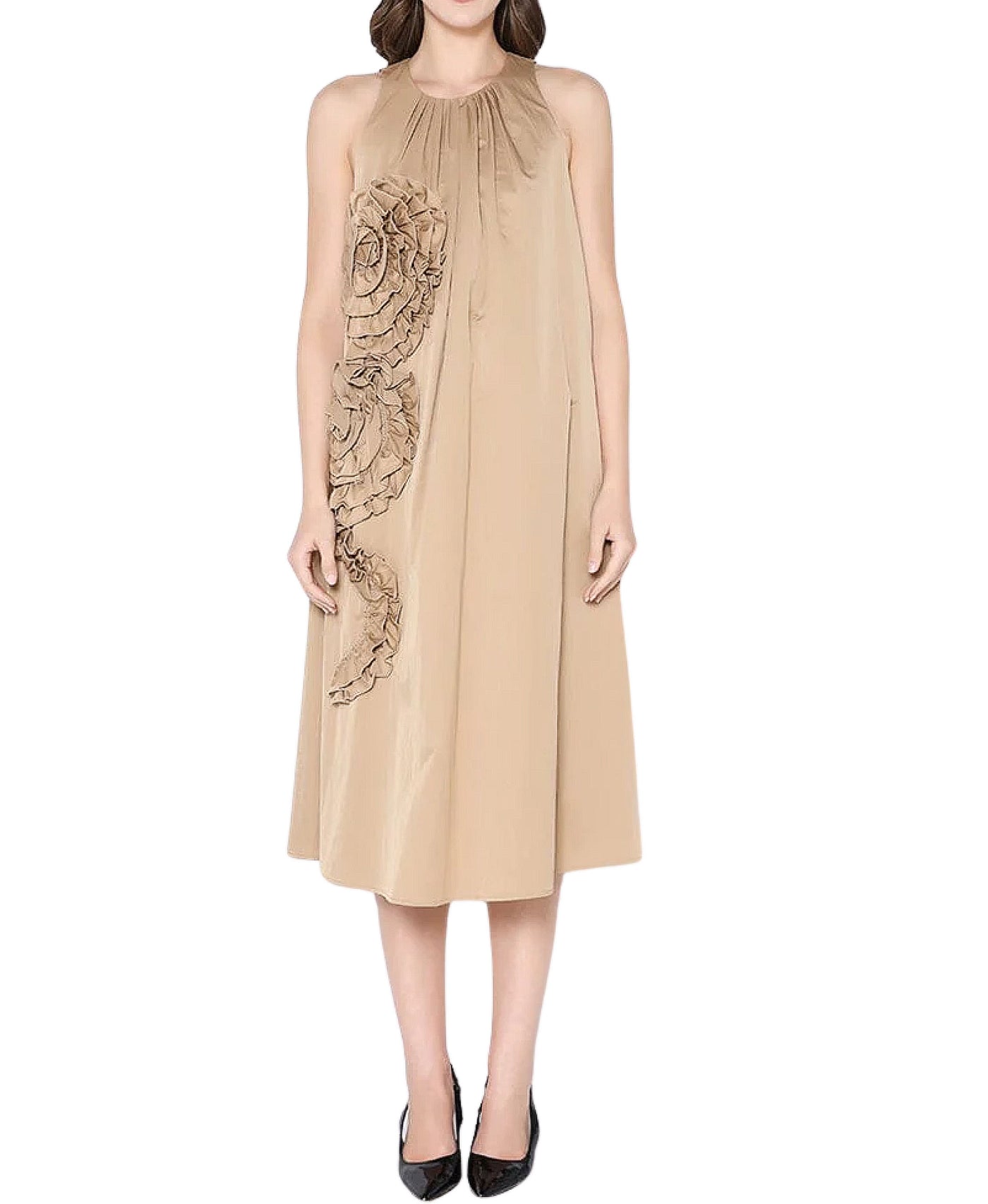 Midi Dress w/ Flowers view 1