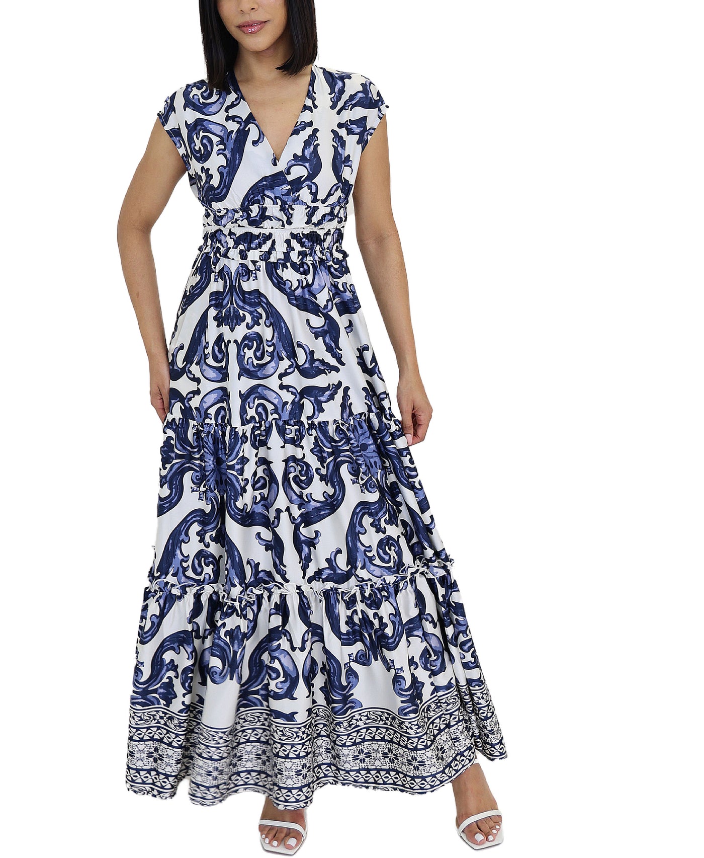 Printed Maxi Dress view 1