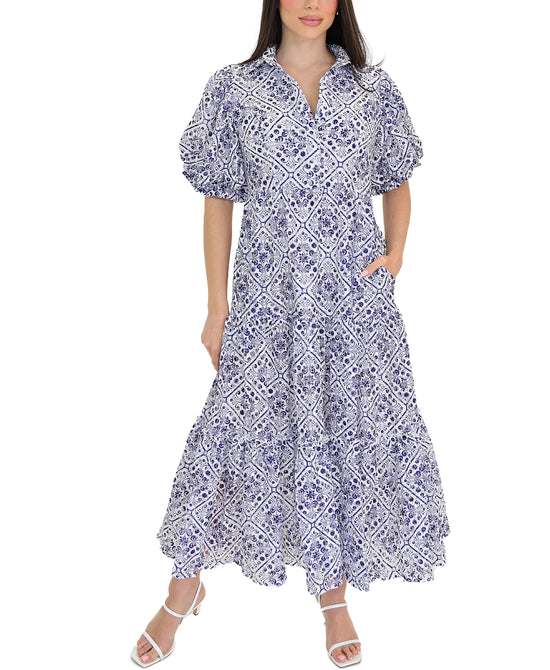 Printed Midi Dress view 