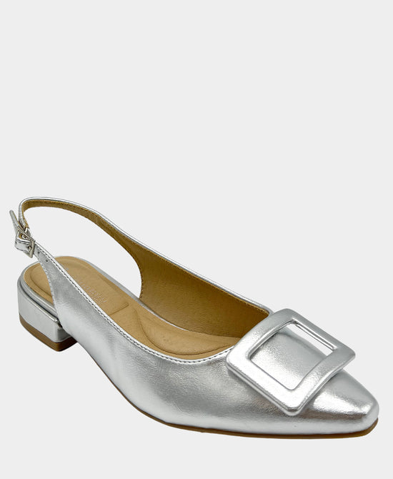 Metallic Slingback w/ Buckle view 1