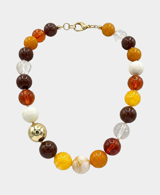 
Multicolor Beaded Necklace in MULTI view 2