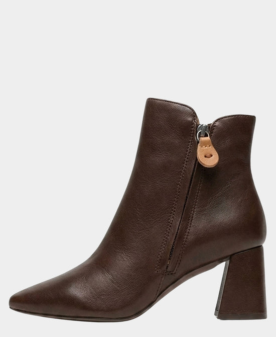 
Leather Bootie in CHOCOLATE view 2
