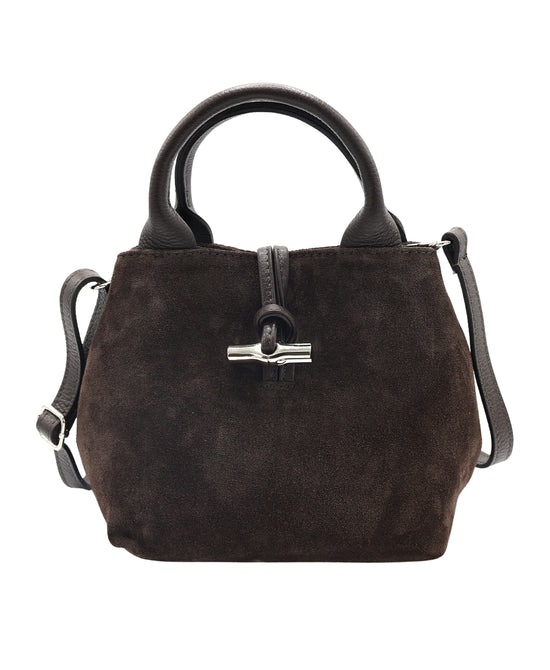 Suede Crossbody Bag view 