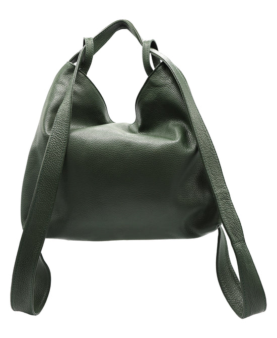 Leather Square Handbag view 3