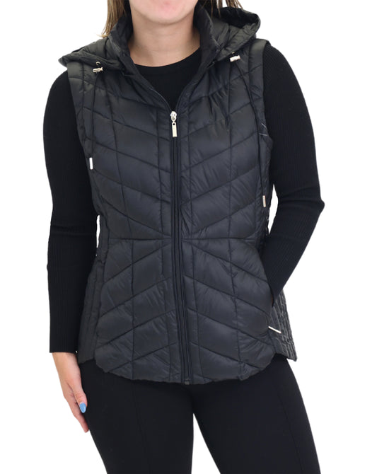 Packable Hooded Vest view 