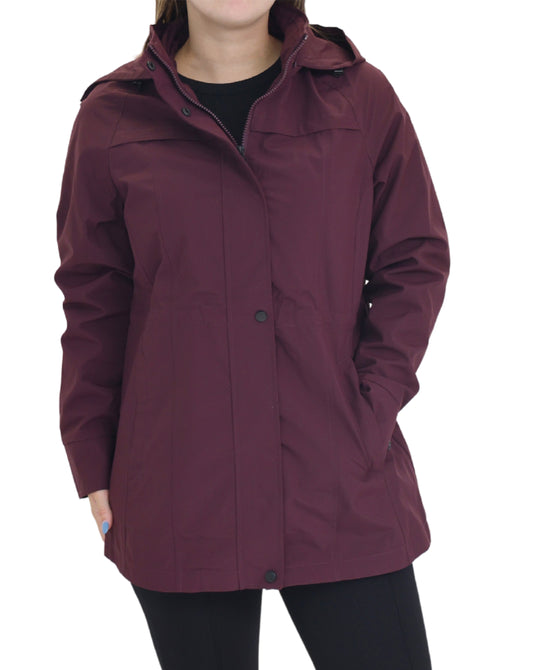 Packable Hooded Rain Coat view 