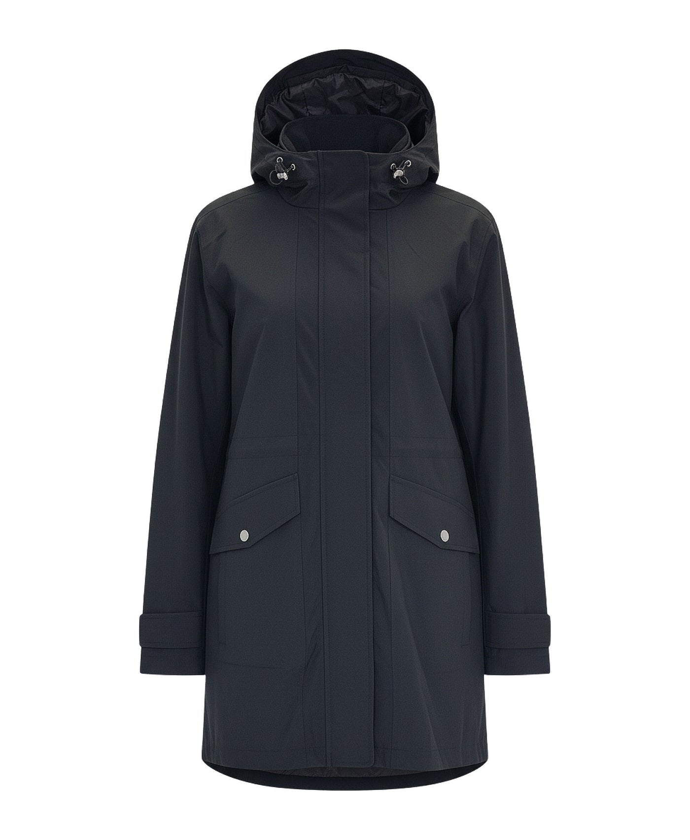 Packable Hooded Rain Coat view 4