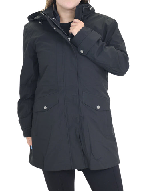 Packable Hooded Rain Coat view 