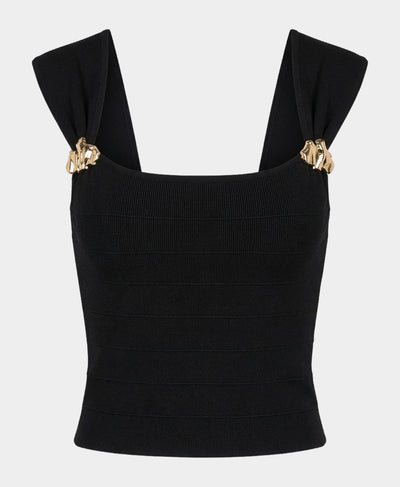 Top w/ Gold Metal Detail image 2