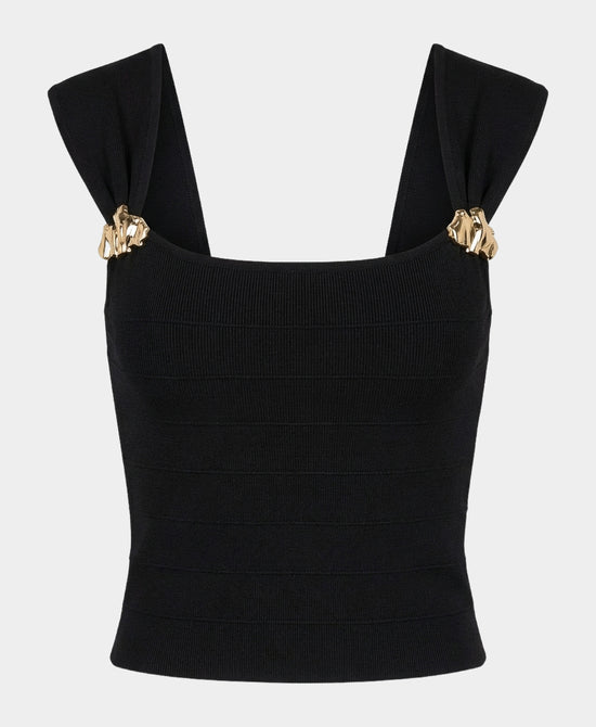 Top w/ Gold Metal Detail view 