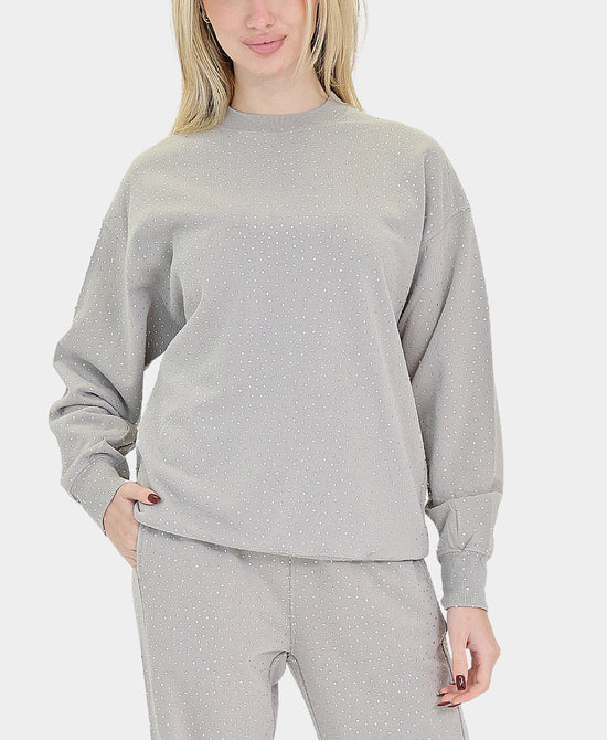 Crew Neck w/ Crystals view 