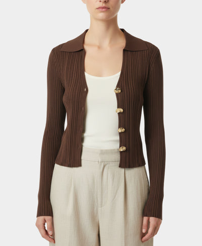 Knit Top w/ Gold Buttons image 4