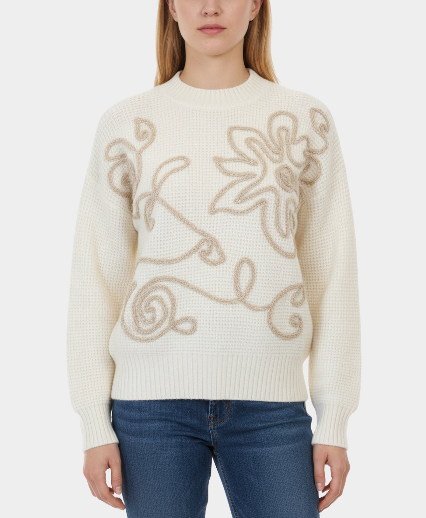 Waffle Knit Sweater view 1