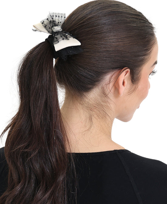 Scrunchie w/ Crystal Bow view 