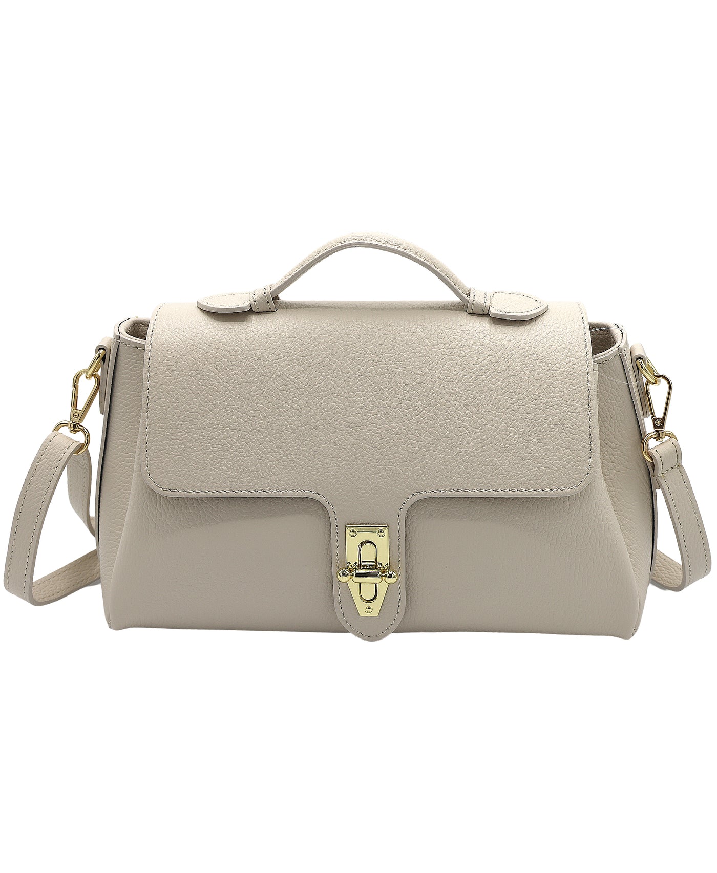 Rectangle Leather Handbag view 1