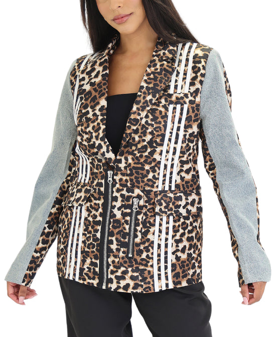 Leopard & Denim Blazer view 