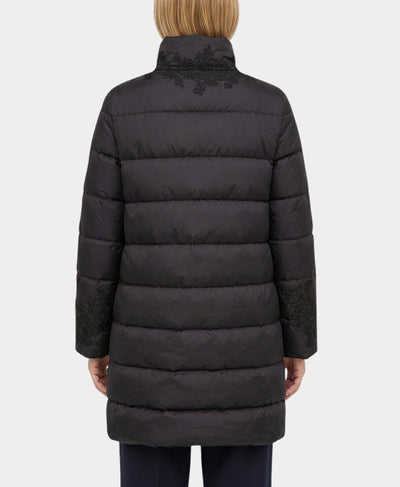 Puffer Down Jacket w/ Embroidered Detail image 2