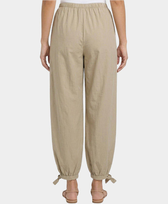 
Balloon Pants w/ Tie Bottoms in BEIGE view 2