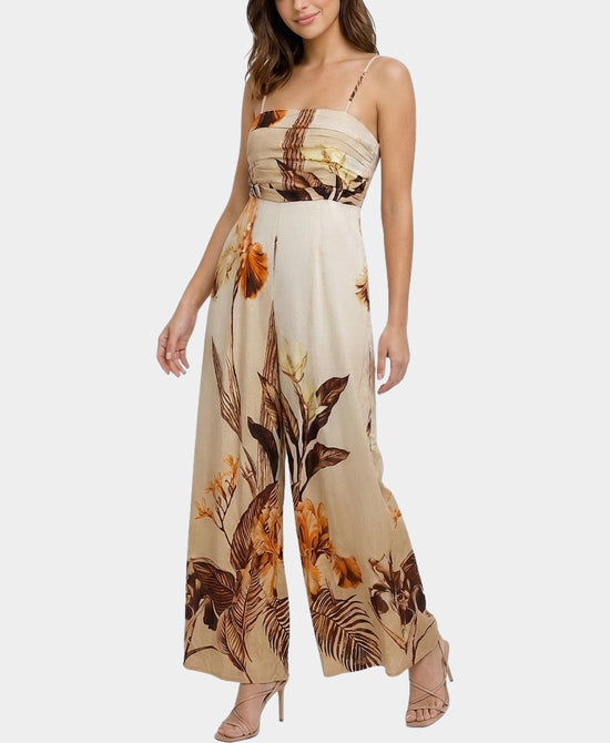 
Printed Jumpsuit in BEIGE/BROWN view 1