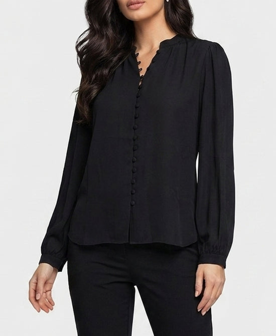 
Solid Blouse in BLACK view 1