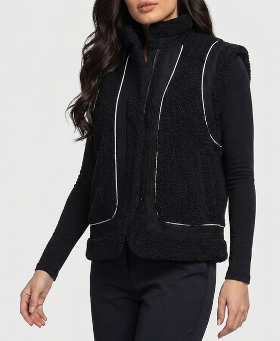 
Teddy Vest in BLACK view 1