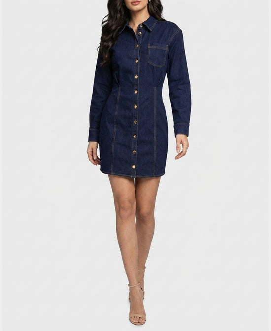 
Denim Dress in DARK WASH view 1