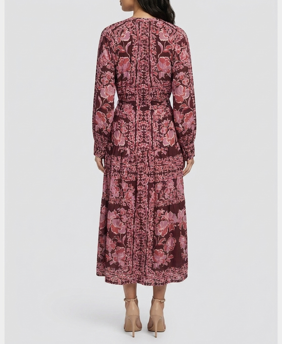 
Printed Midi Dress in MULTI view 2