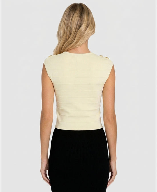 
Top w/ Gold Hardware in LIGHT YELLOW view 2