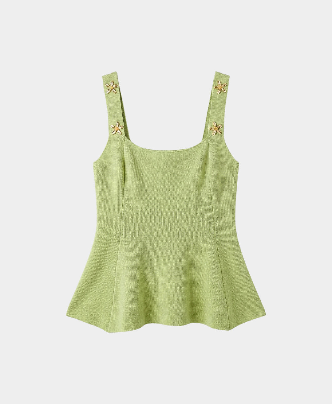 Peplum Tank w/ Gold Starfish Detail – FOX'S - Online