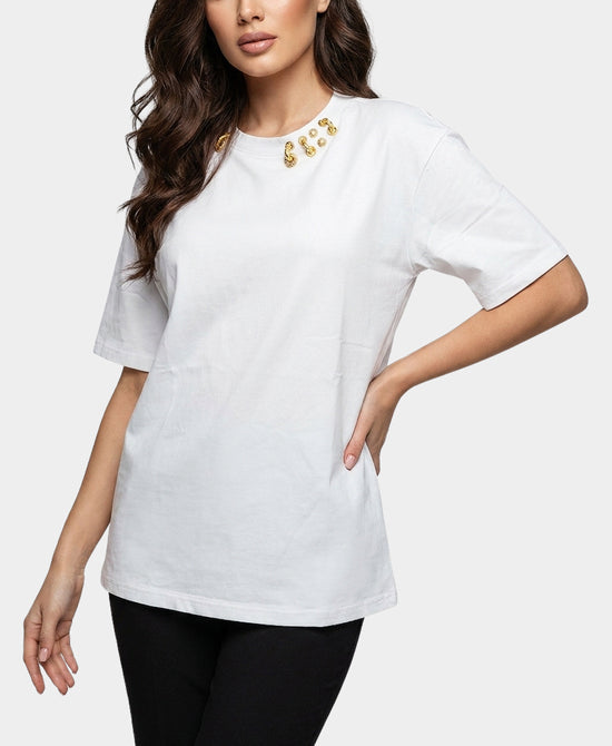 
Tee w/ Charms in WHITE view 1