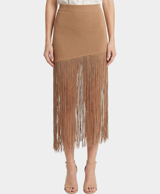 Knit Skirt w/ Fringe view 1