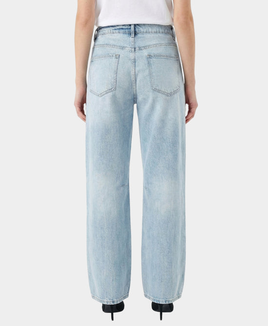 Wide Leg Distressed Jeans view 2