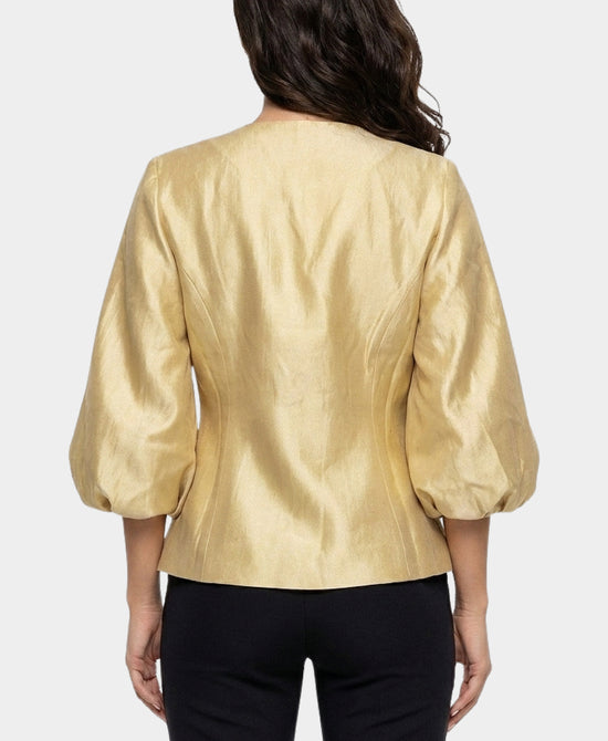 
Balloon Sleeve Blazer in GOLD view 2