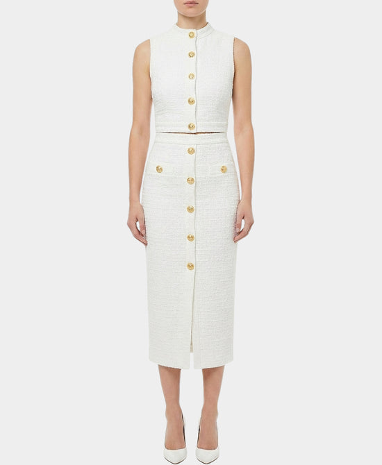 Knit Textured Top & Skirt - 2 Pc Set view 1