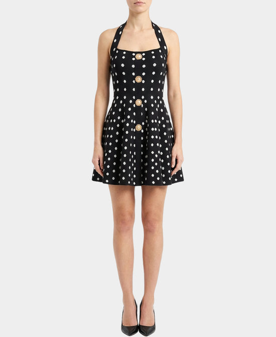 Polka Dot Halter Dress view 1