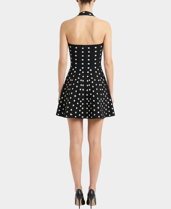 Polka Dot Halter Dress view 2