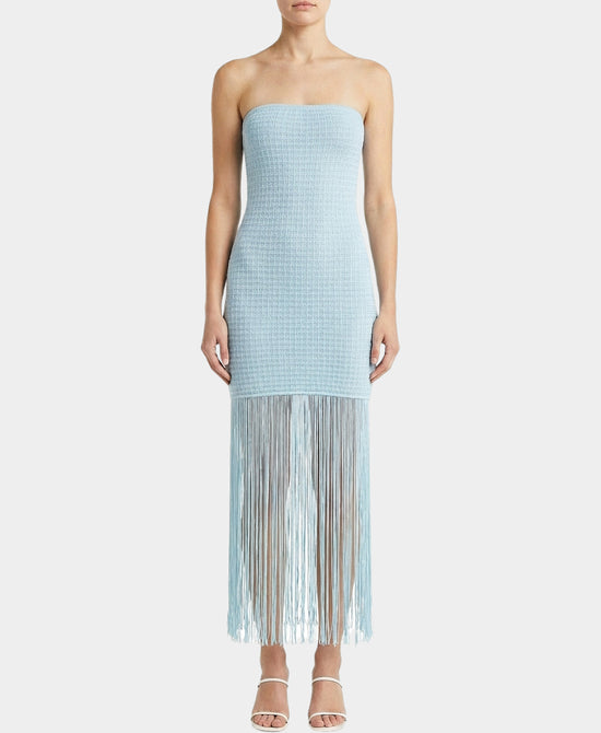 Knit Dress w/ Fringe view 1