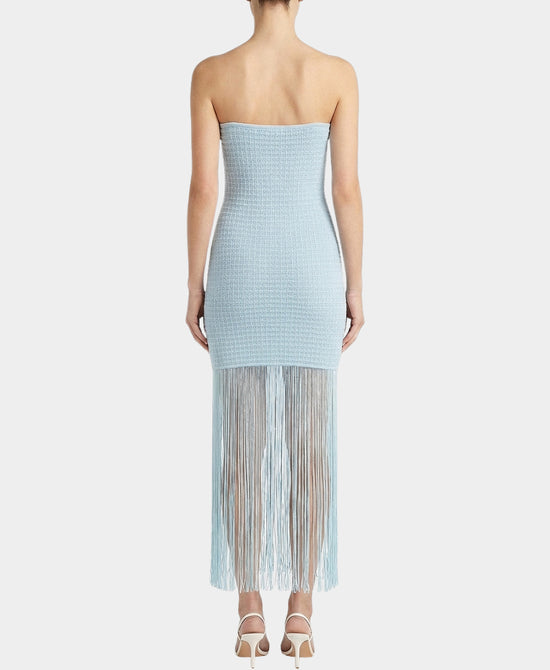 Knit Dress w/ Fringe view 2