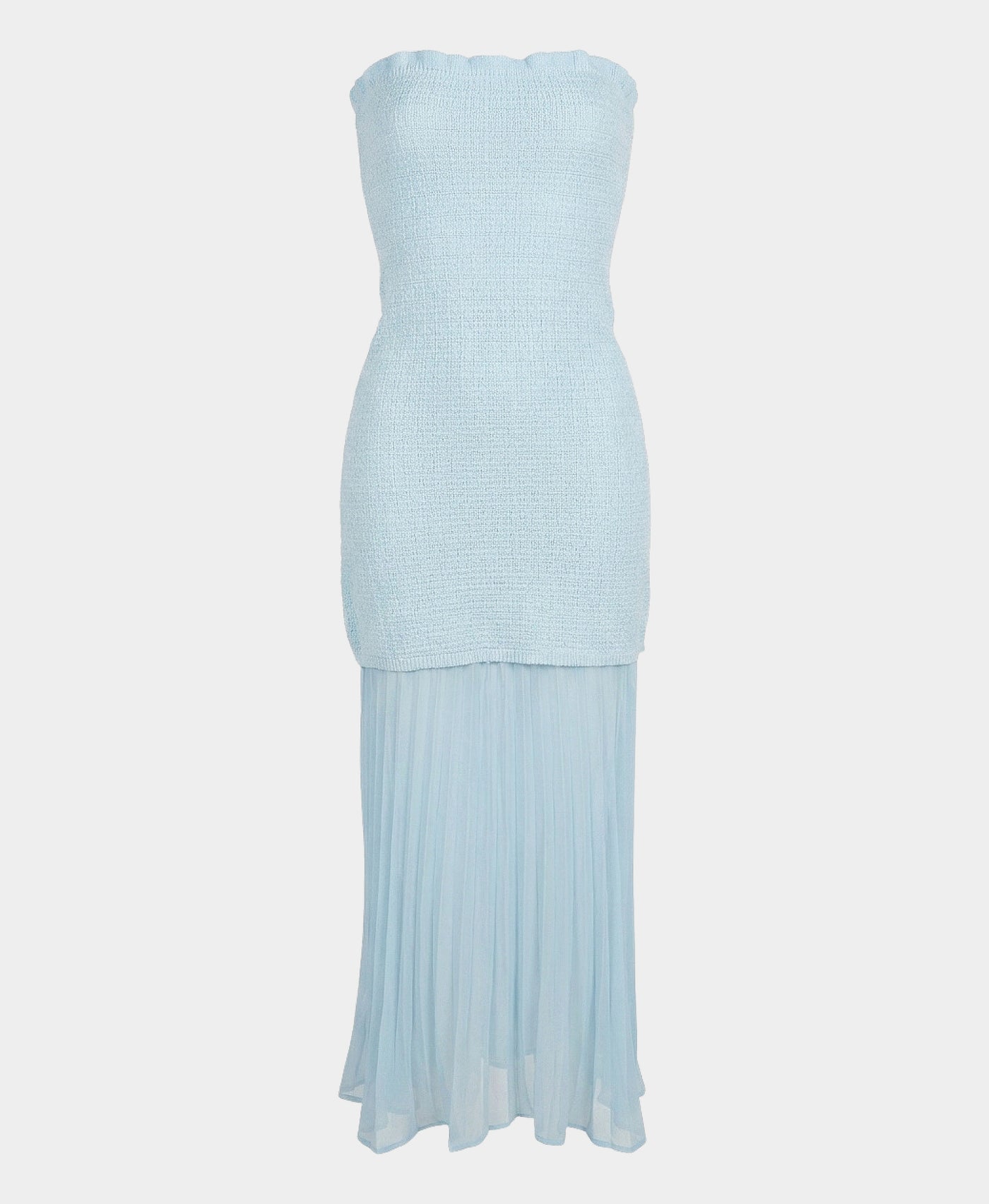 Dress w/ Pleated Sheer Bottom FOX'S - Online Dress w/ Pleated Sheer Bottom FOX'S - Online