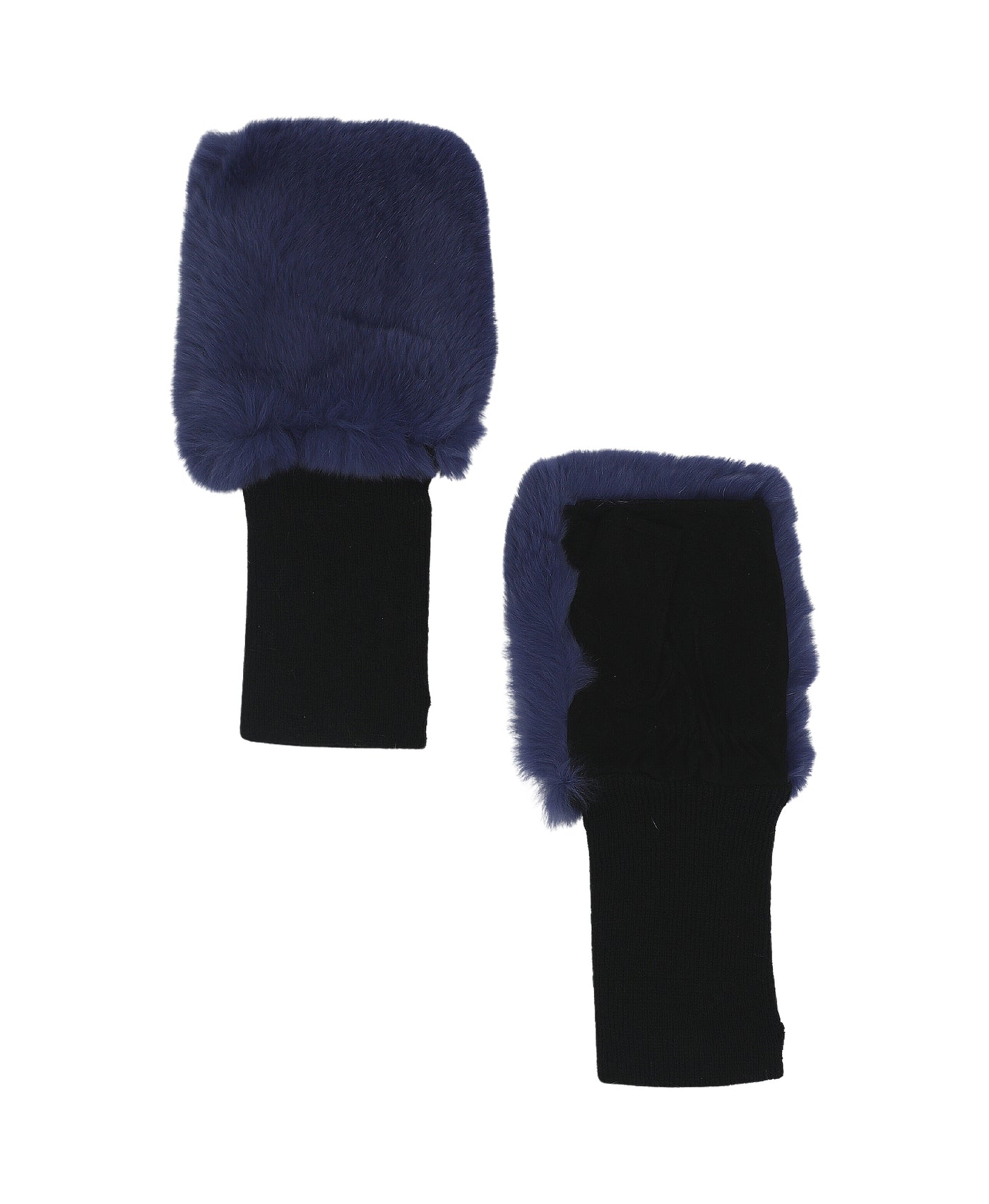 Fur Fingerless Gloves image 1