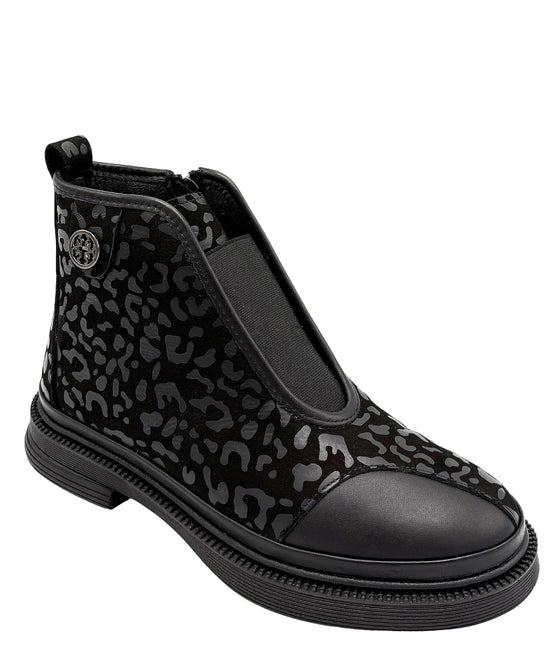 Leather Leopard Printed Bootie view 