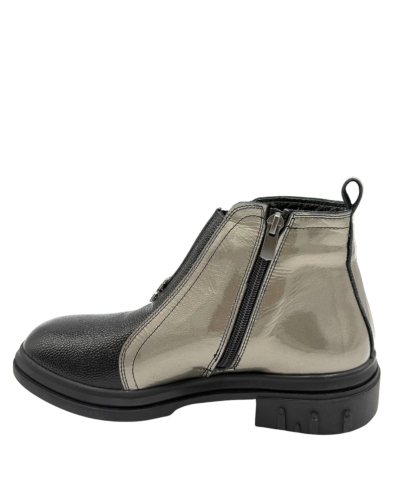 Leather Two Tone Bootie view 2