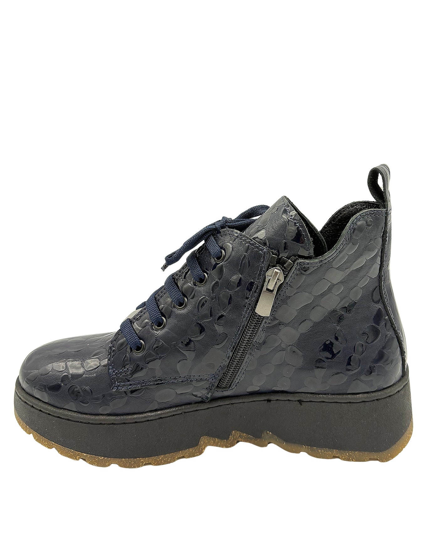 Leather Textured Platform Bootie view 2