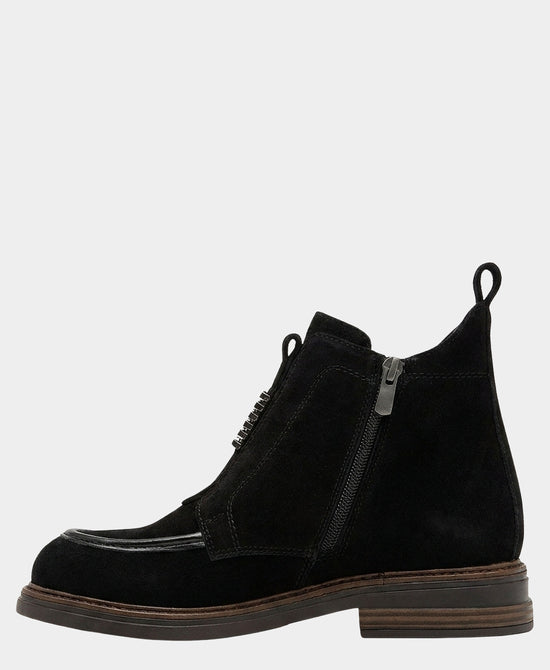 
Suede Lace Bar Bootie in BLACK view 2